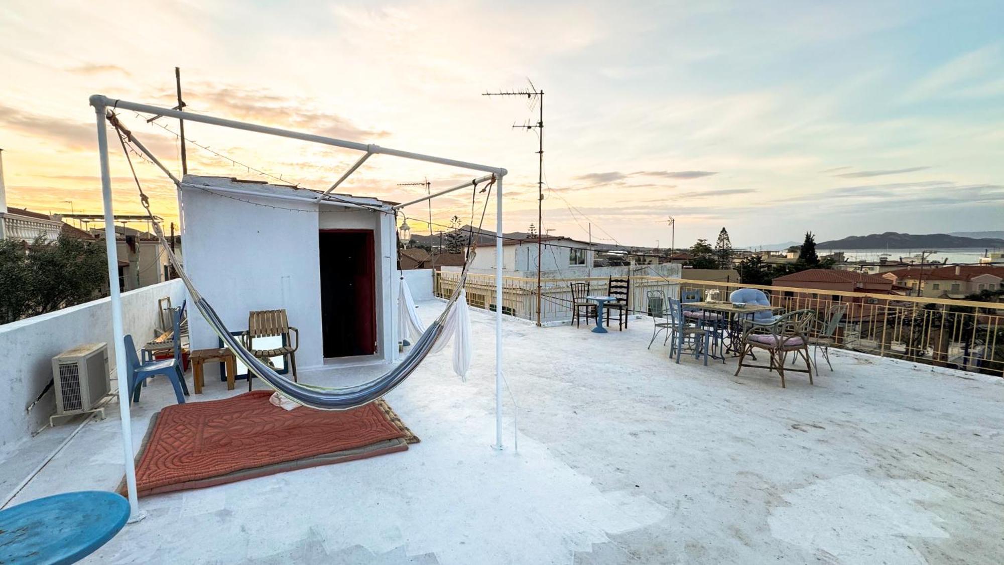 Appartement Vue Sur Mer Soul Family, Egine Aegina Exteriör bild
