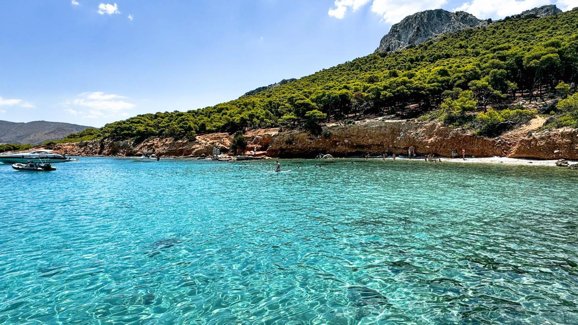 Appartement Vue Sur Mer Soul Family, Egine Aegina Exteriör bild