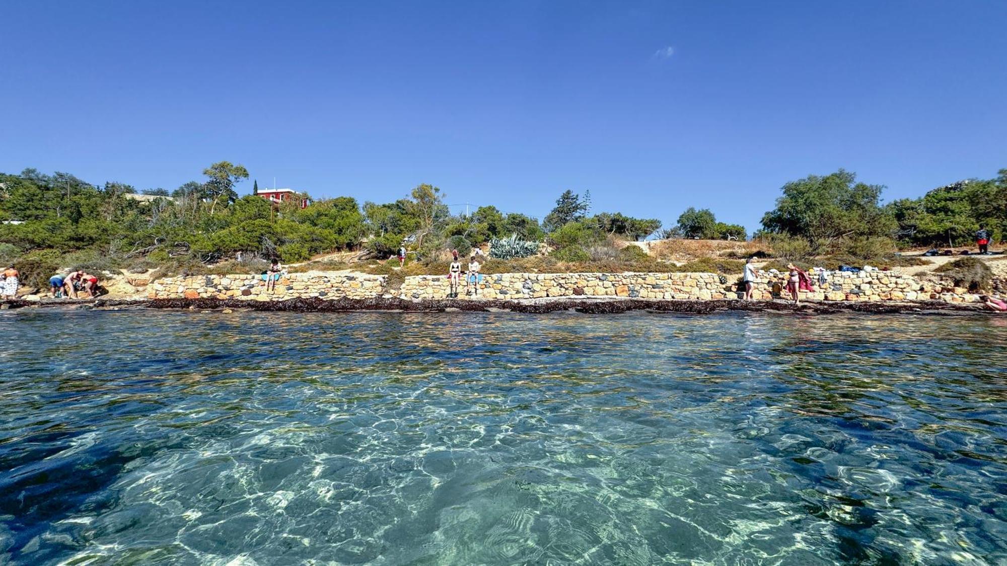 Appartement Vue Sur Mer Soul Family, Egine Aegina Exteriör bild