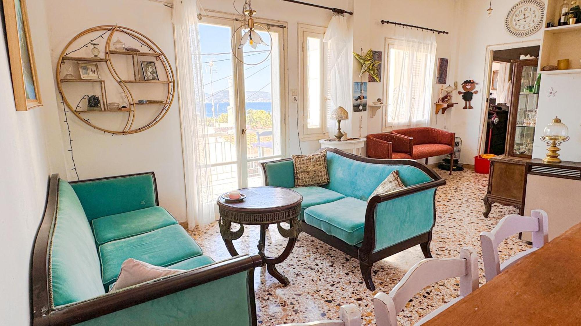 Appartement Vue Sur Mer Soul Family, Egine Aegina Exteriör bild